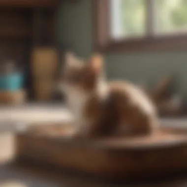 Maintaining cleanliness in litter boxes