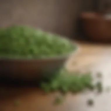 Harvested peas in a bowl