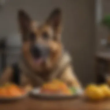 A pet owner transitioning their German Shepherd to a raw food diet