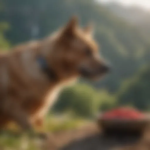 Healthy pet enjoying Hills Science Diet food