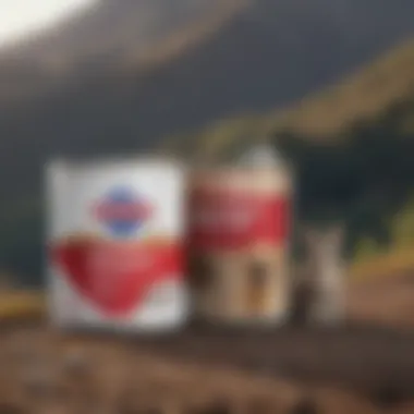 Close-up of Hills Science Diet product packaging