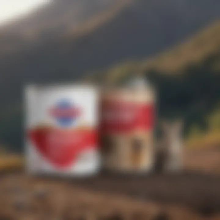 Close-up of Hills Science Diet product packaging