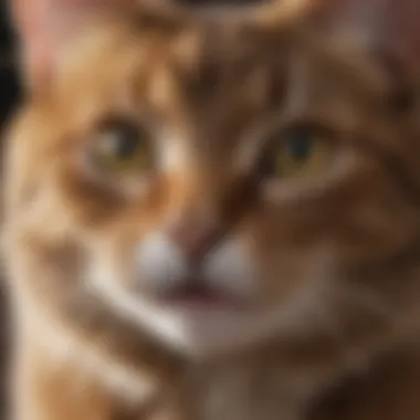 A cat visiting a veterinarian for professional care