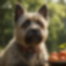 Fresh ingredients for Cairn Terrier meals