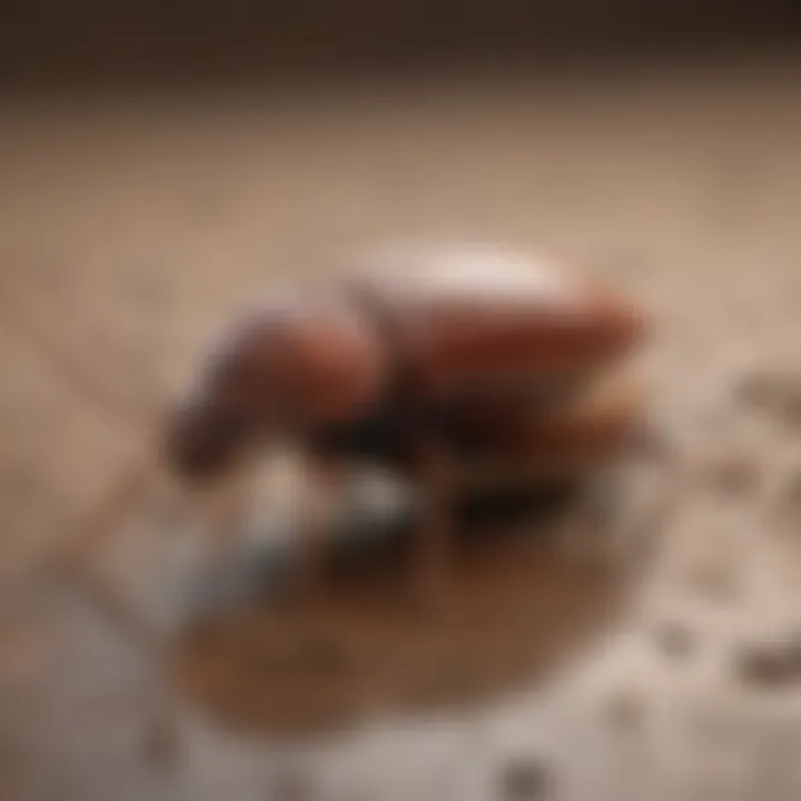Visual representation of natural remedies for cockroach control