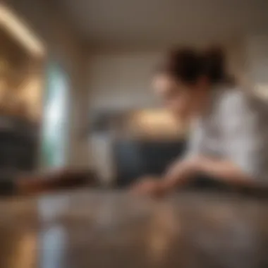 Seeking Professional Extermination Services Professional pest control technician assessing a kitchen