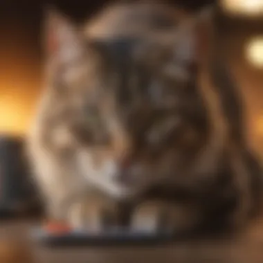 Diagram of feline glycemic control