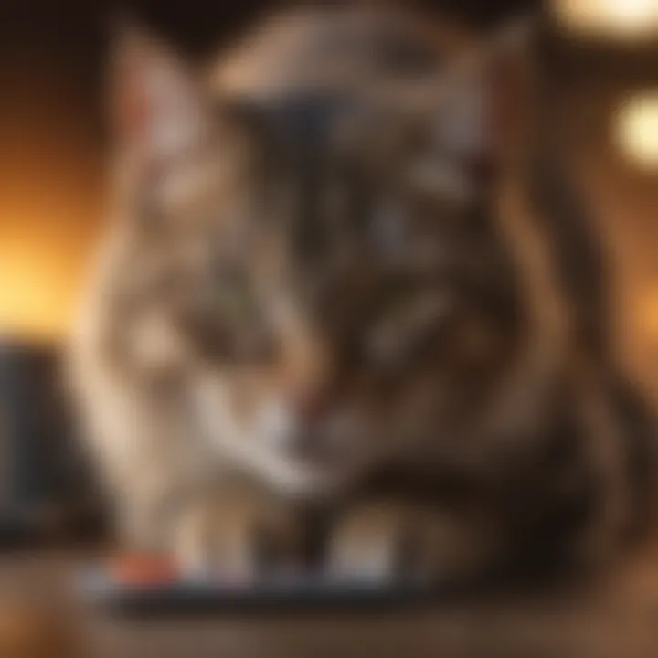 Diagram of feline glycemic control