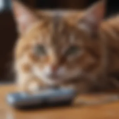 Effective Insulin Management in Cats Close-up of a cat's insulin monitoring