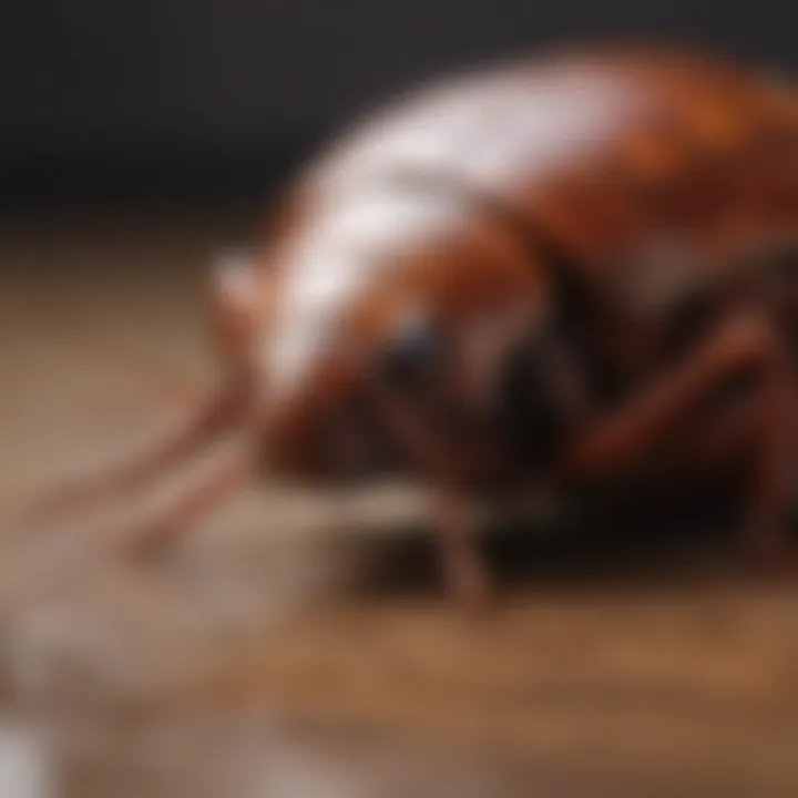 Cockroach behavior in a domestic setting