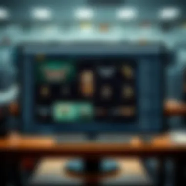 Technological Advances in Insect Identification A digital screen displaying software for insect identification, featuring various insect images and data.