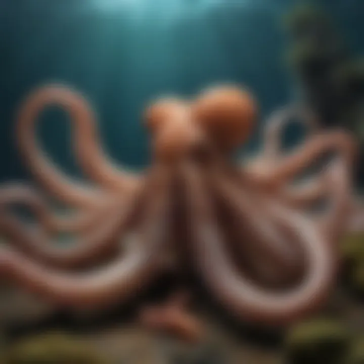 An octopus in its natural habitat, illustrating its role in marine ecosystems.