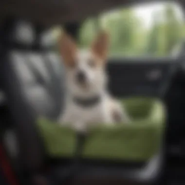 User-Friendly Installation User-friendly installation of KH dog car seat in a vehicle