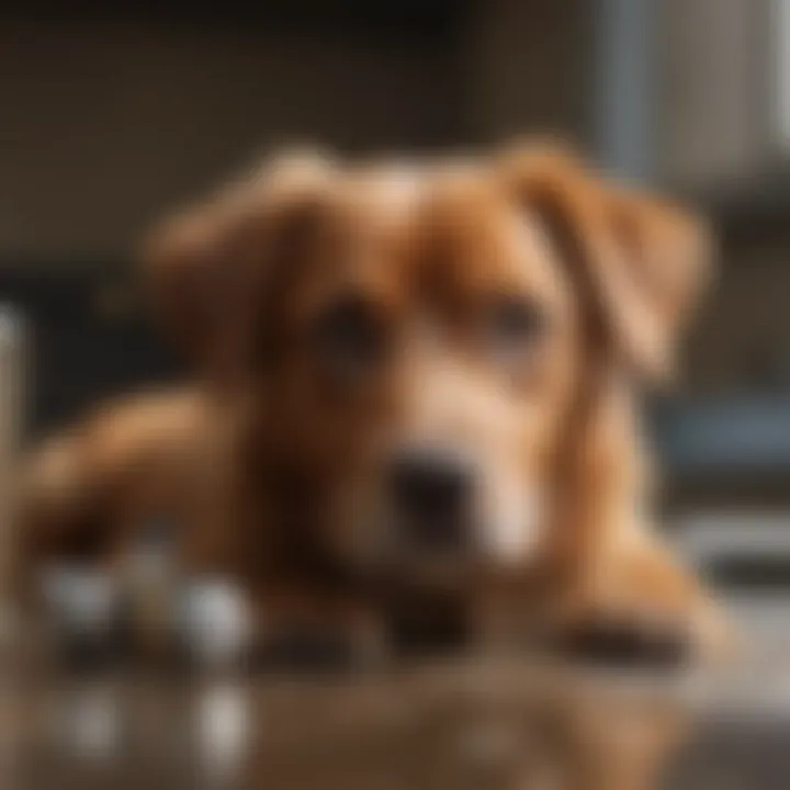 Consultation with a veterinarian