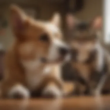 A happy dog and cat together, symbolizing pet companionship