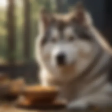 Variety of dog food options for Alaskan Malamutes