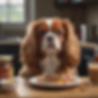 Delicious homemade meal for a Cavalier King Charles Spaniel