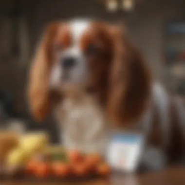 Essential Nutritional Components Nutritional chart showing essential components for Cavalier diets