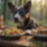 Nutrient-rich meal for recovering dogs