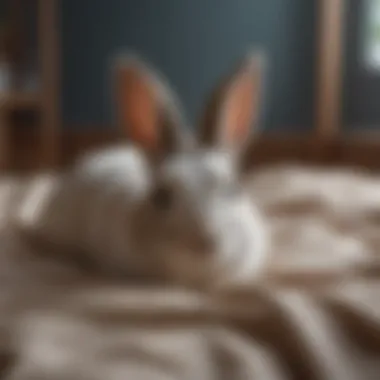 Comfortable Bunny Bedding and Accessories Comfortable bedding and accessories for bunnies