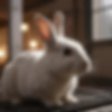 Maintaining a Clean Indoor Bunny Cage Regular cleaning of an indoor bunny cage
