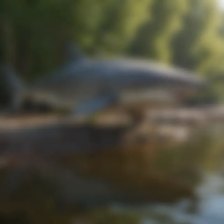 A conservationist team studying the Great Lakes ecosystem
