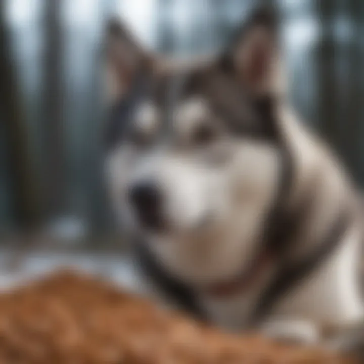 Variety of dog food options for Siberian Huskies