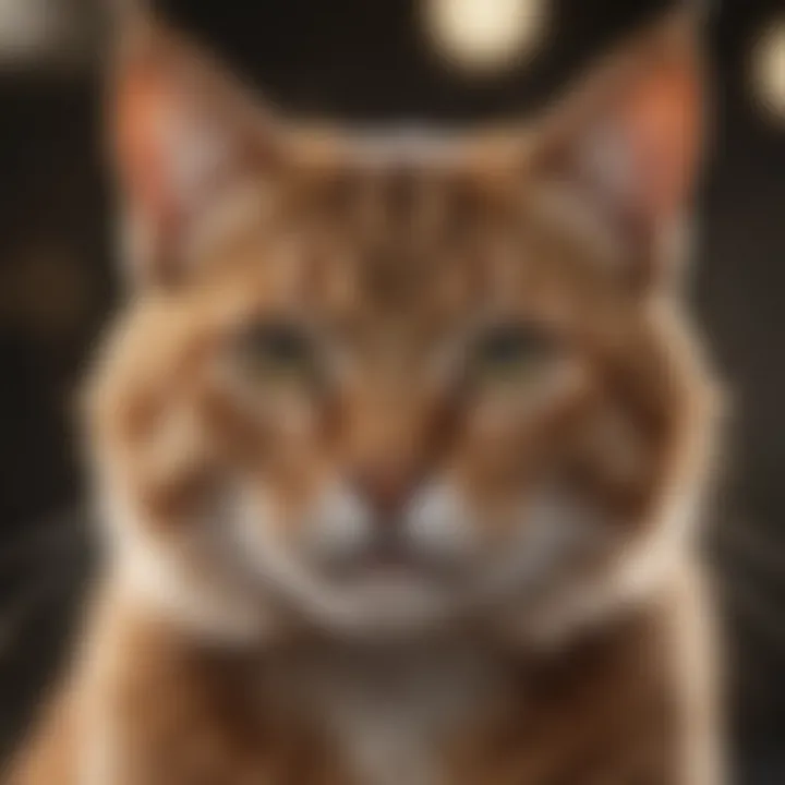 Cat with a creative name reflecting its character
