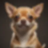 A close-up of a playful Chihuahua with a vibrant expression