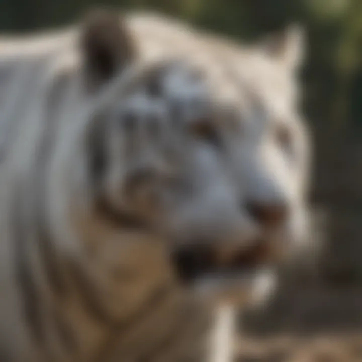 Conservationists working to protect white tigers