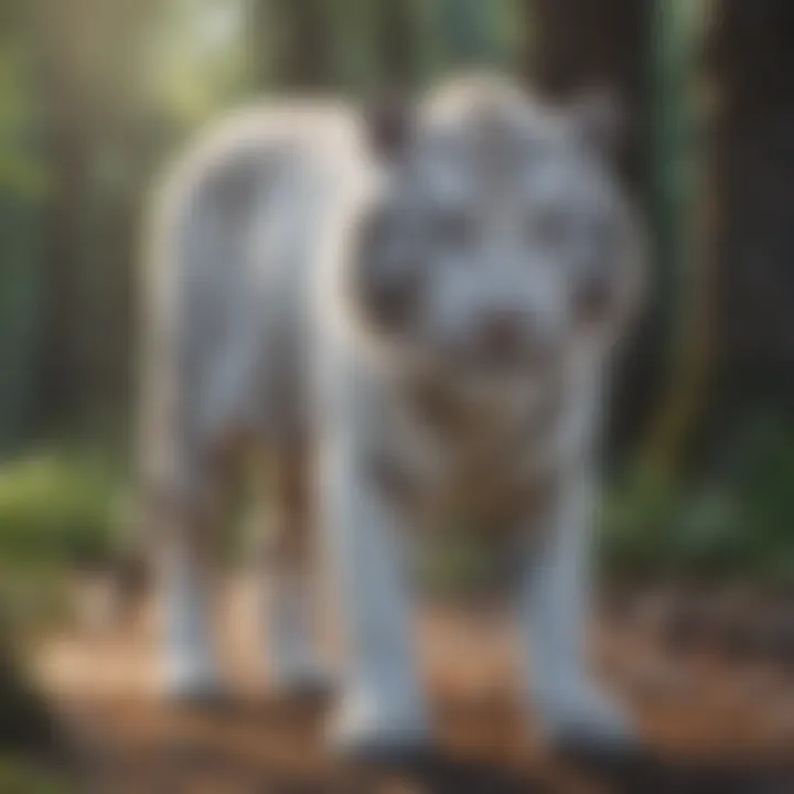 Map highlighting the shrinking habitat of the white tiger