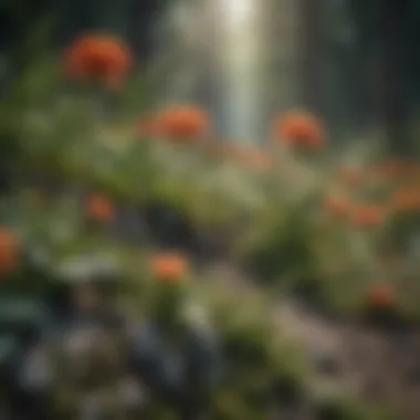 Landscape showcasing the diverse flora of Austria