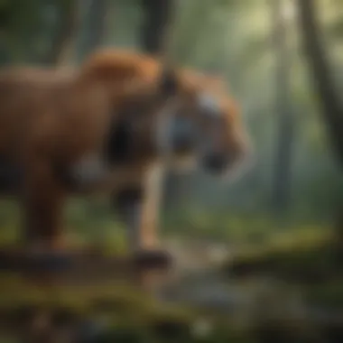 An insightful depiction of conservation efforts in action, showcasing the dedication to preserving biodiversity amidst looming threats.