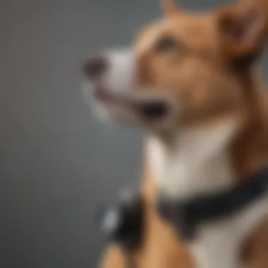 Health Monitoring Features of Collar Cameras Graphical representation of the health monitoring capabilities of pet collar cameras.