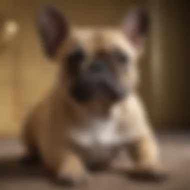 French Bulldog showcasing its distinct features in a luxurious setting