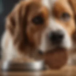 Nutritional analysis of premium dog kibble