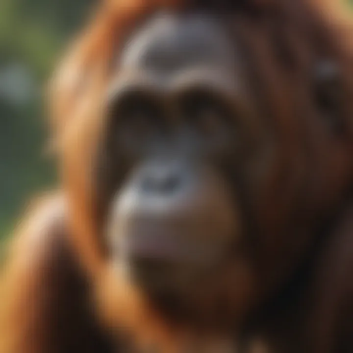 Orangutan conservation efforts in action