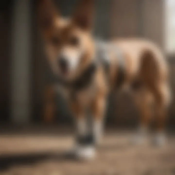 Different types of leg braces for dogs