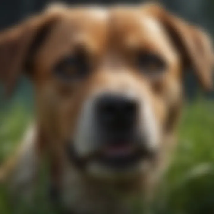 Close-up of Amazon Dog Grass showcasing its texture