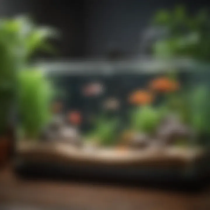 Visual guide to tank setup for optimal fish living conditions