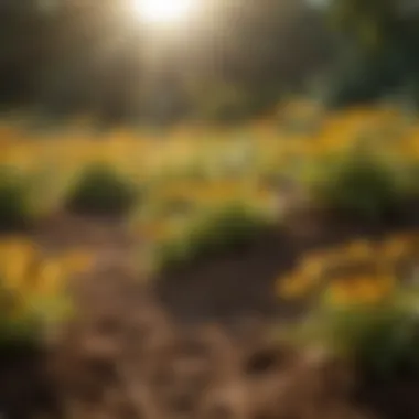 Optimal Conditions for Cultivating Brown Eyed Susans Illustration of the ideal soil and sunlight conditions for cultivating Brown Eyed Susans