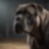 Cane Corso displaying loyalty and strength