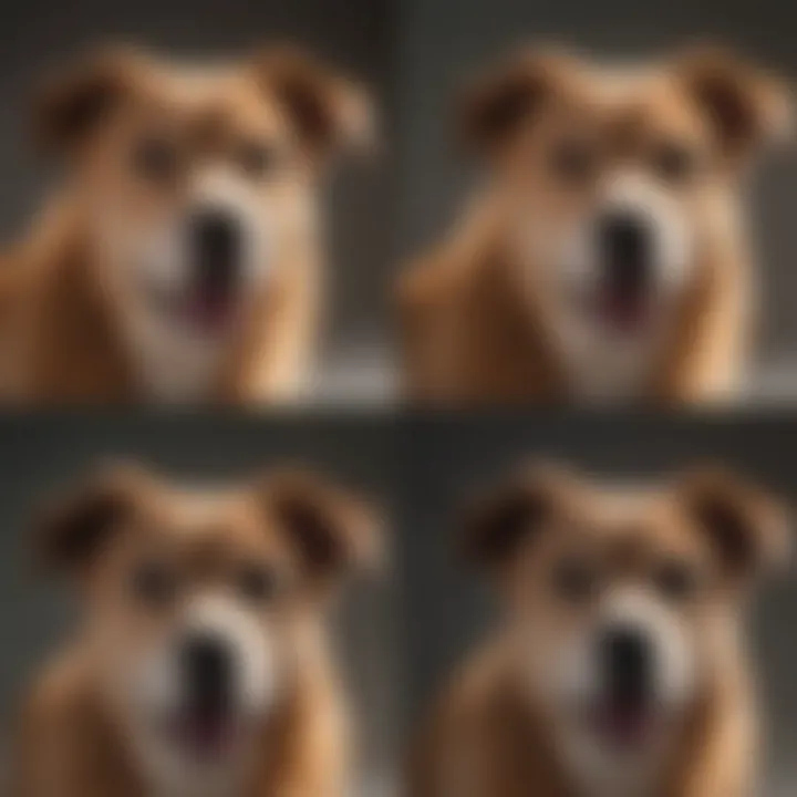 Diagram illustrating the stages of a dog's heat cycle