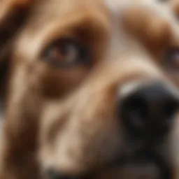 Lymph nodes in a healthy dog