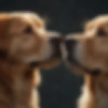 A concerned dog owner discussing with a veterinarian.