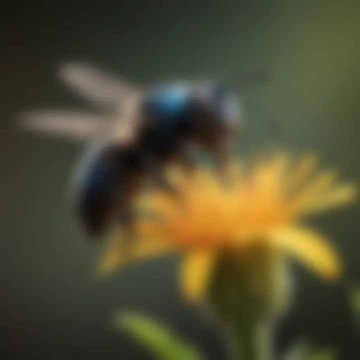 Ecological role of carpenter bees in pollination