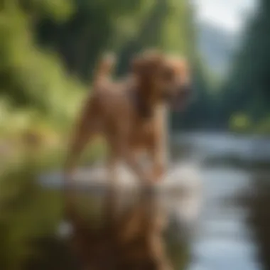 A serene setting showcasing pets enjoying active play, illustrating the impact of joint health.