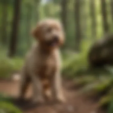 Outdoor Adventures with a Small Goldendoodle Small Goldendoodle enjoying outdoor activities