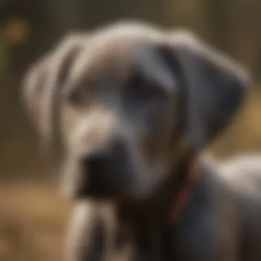 Great Dane puppy with a gentle demeanor