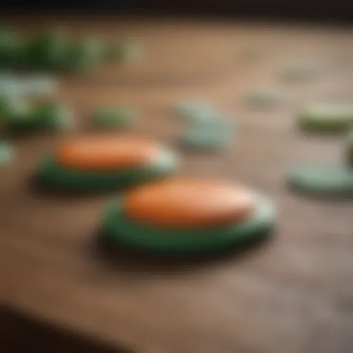 Close-up of Zyrtec tablets on a wooden surface